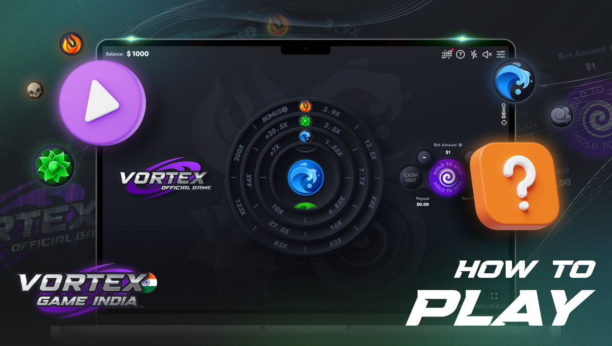 Vortex game India step-by-step guide to first crash game session
